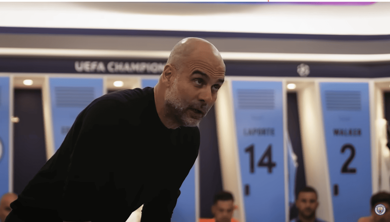 quando Guardiola chegou no city