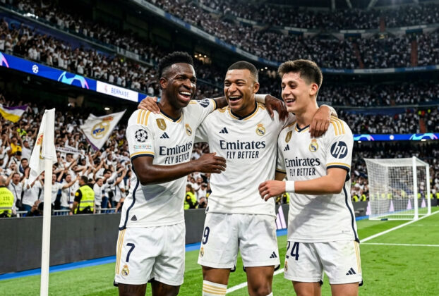 trio de ataque do Real Madrid
